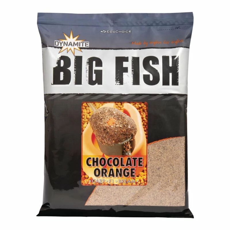Dynamite Baits - Big Fish Choco Orange Groundbait 1,8kg 3 Dynamite Baits - Big Fish Choco Orange Groundbait 1,8kg